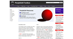 Desktop Screenshot of peoplesoft-toolbox.com